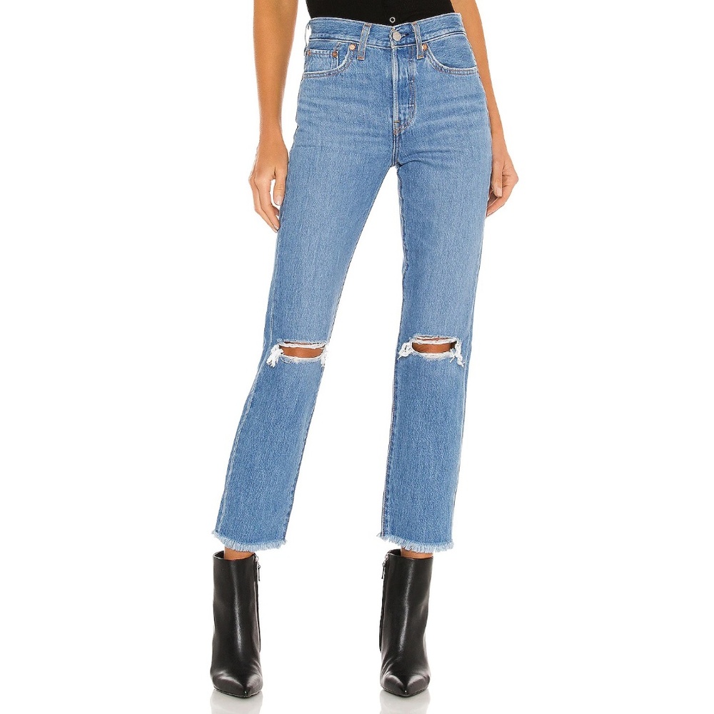 Levi's Wedgie Straight Jeans in Market Street 24
